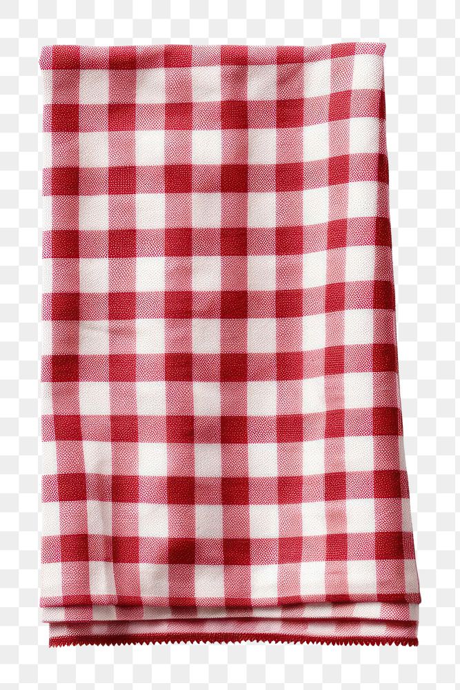 PNG Pattern plaid towel red. 