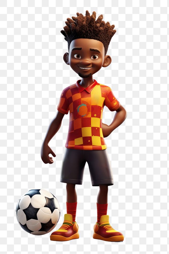 PNG Football cartoon sports toy. AI generated Image by rawpixel.