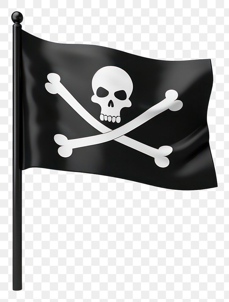 PNG Flag pirate black bone. AI generated Image by rawpixel.