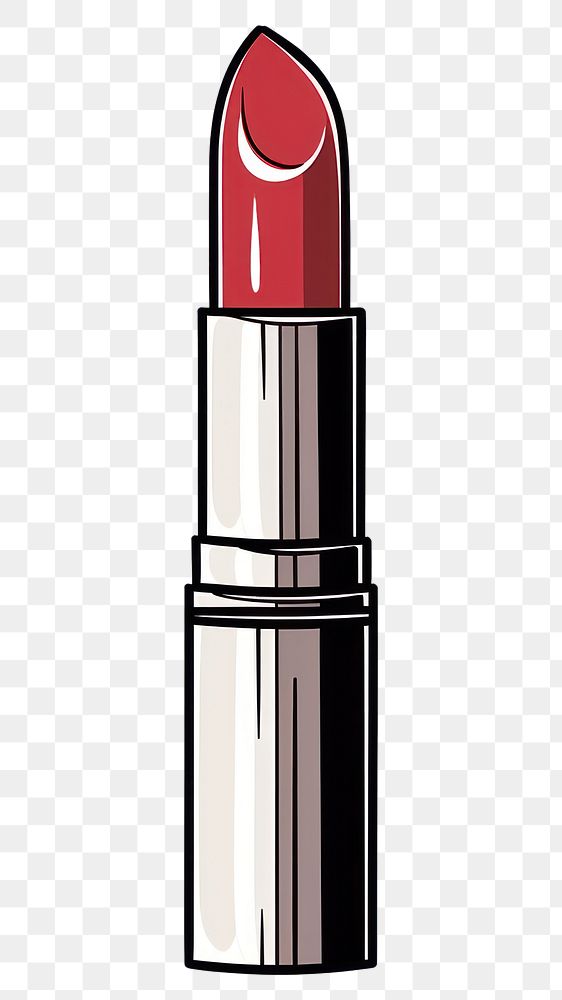 PNG Cosmetics lipstick glamour red. AI generated Image by rawpixel.