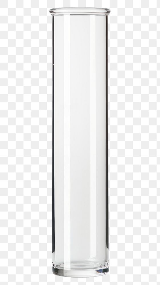 PNG PNG Cylinder bottle glass vase. AI generated Image by rawpixel.
