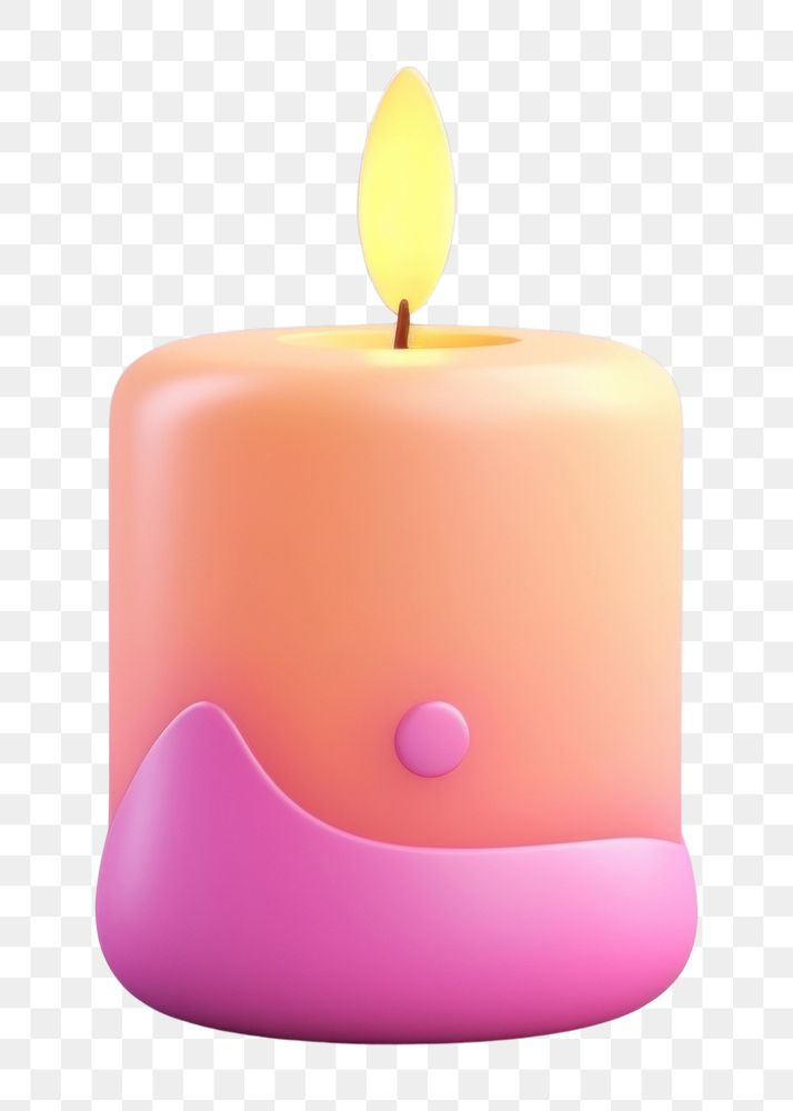 PNG Candle illuminated celebration cylinder. AI generated Image by rawpixel.
