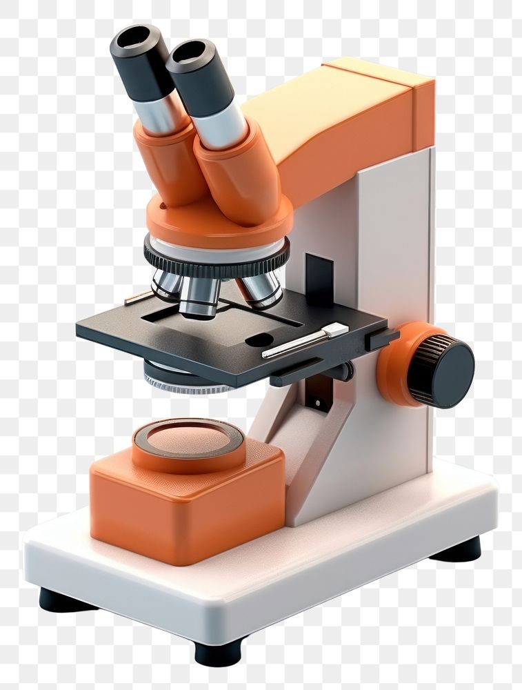 PNG Microscope magnification technology laboratory. 