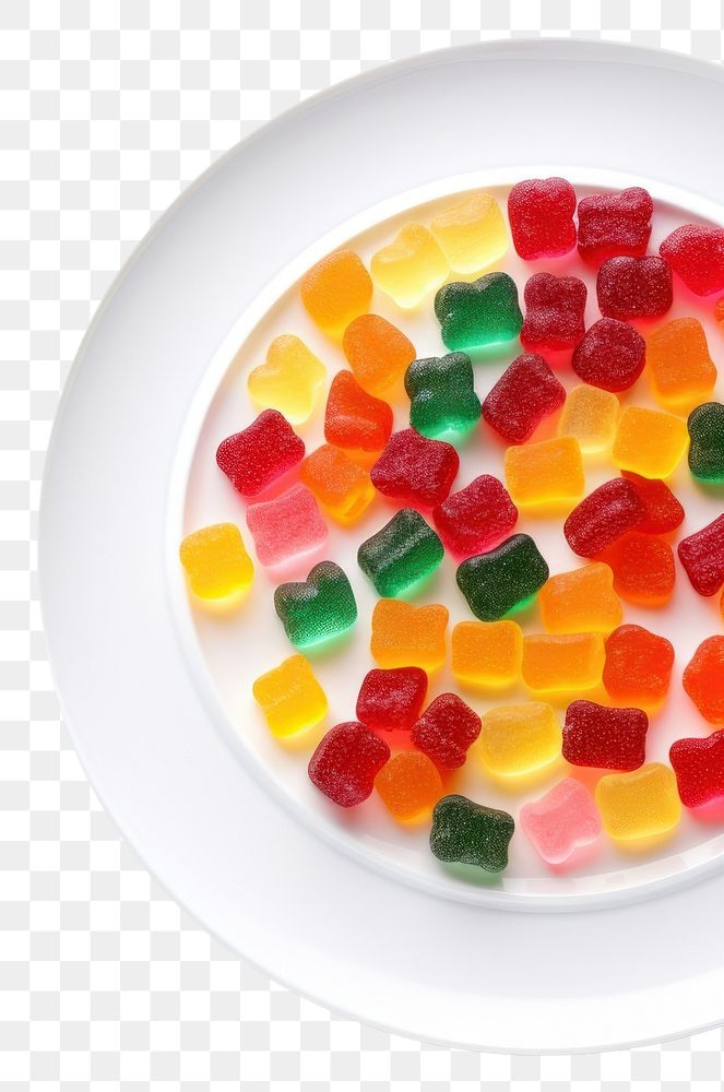 PNG Confectionery candy plate food. AI generated Image by rawpixel.