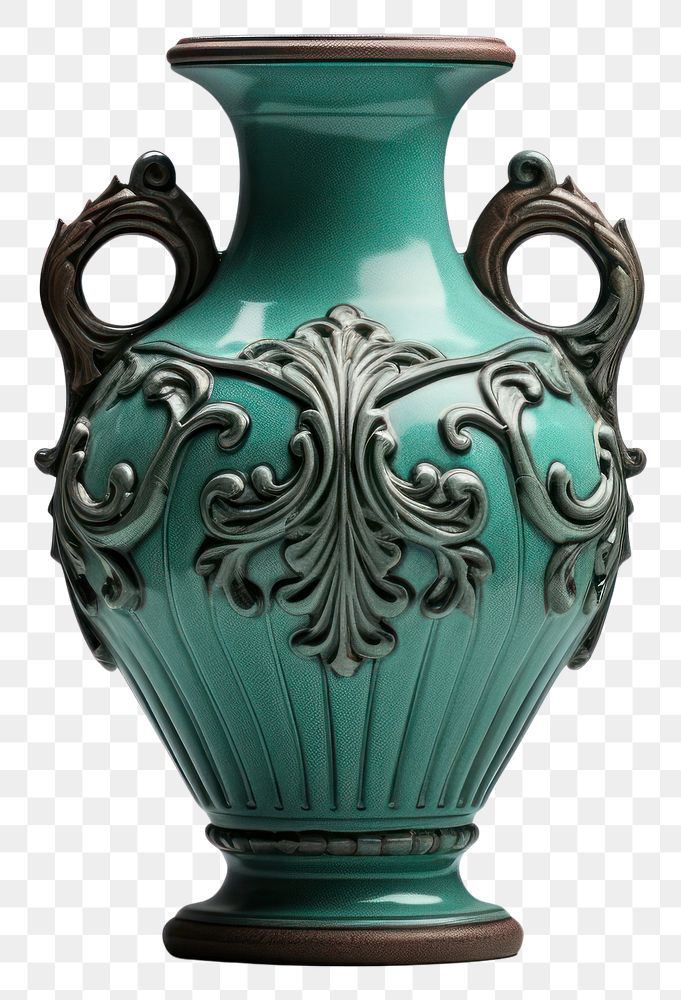 PNG Vase porcelain pottery urn. 