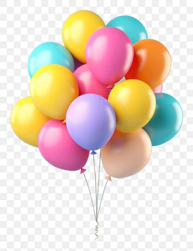 PNG Balloon anniversary celebration decoration