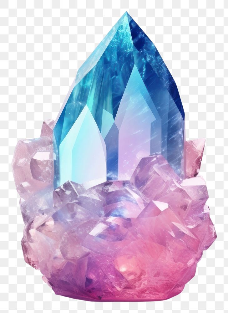 PNG Crystal gemstone mineral jewelry. AI generated Image by rawpixel.