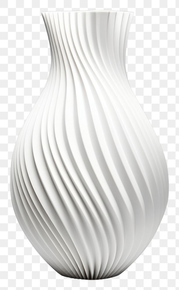 PNG Vase porcelain white simplicity. 