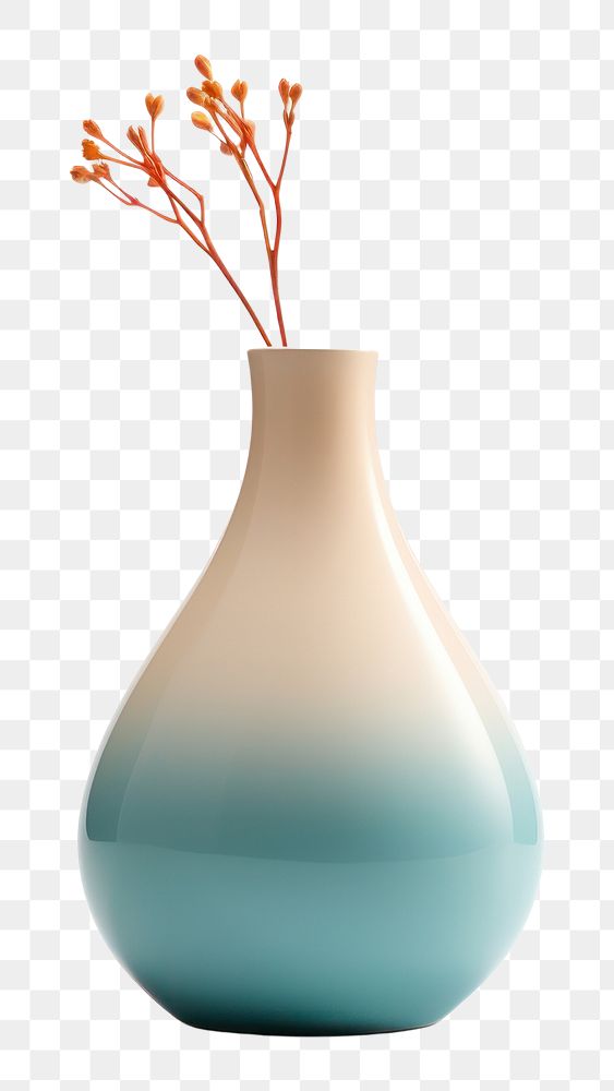 PNG Vase transparent background simplicity flowerpot. AI generated Image by rawpixel.