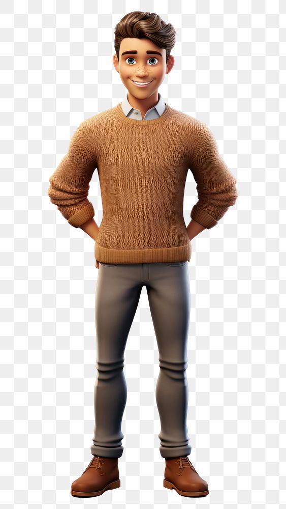 PNG Sweater adult cartoon toy. AI generated Image by rawpixel.