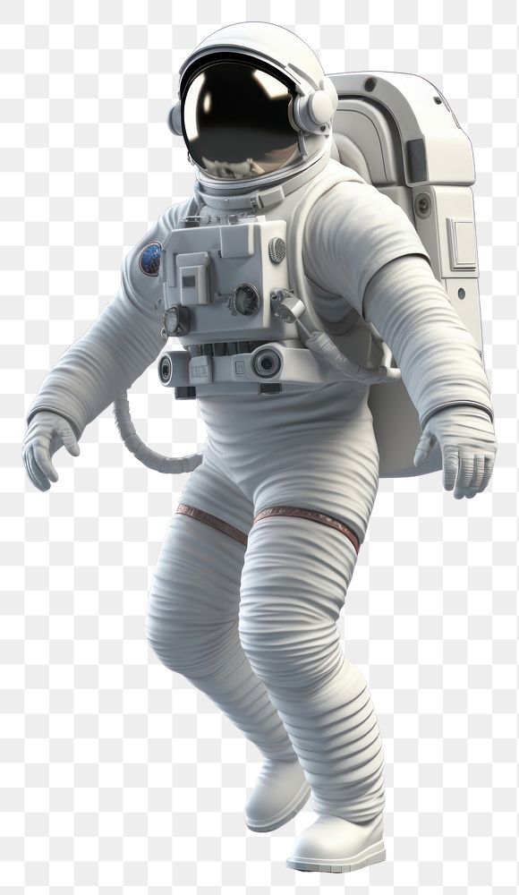 PNG Astronaut white background futuristic protection. AI generated Image by rawpixel.