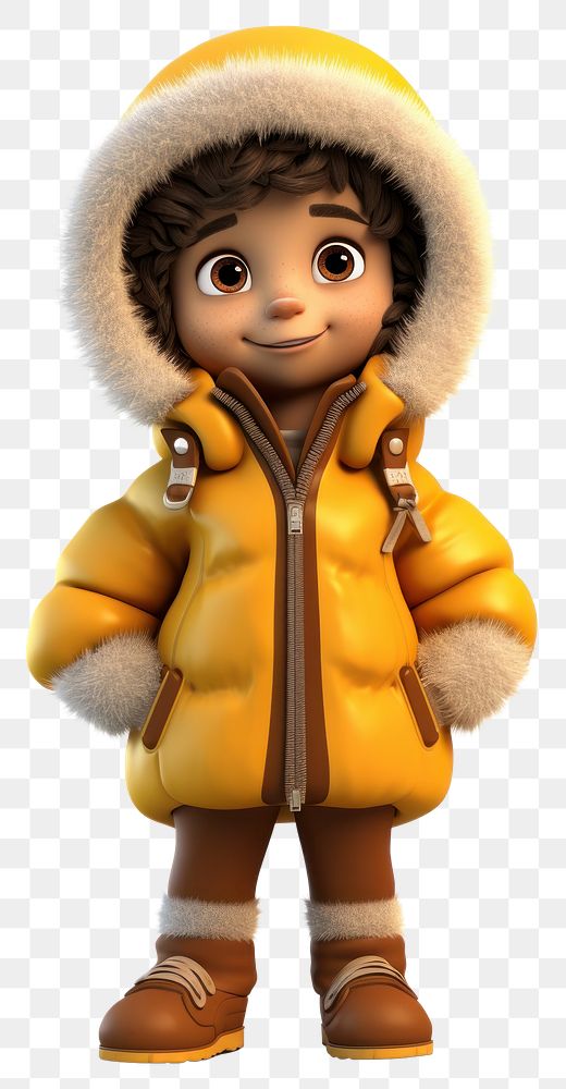 PNG Cartoon coat doll cute. 