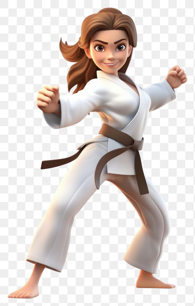 PNG Cartoon sports karate adult. 