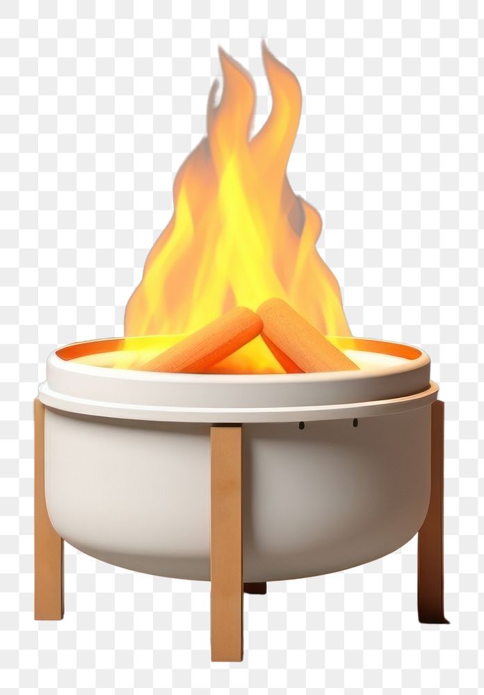 PNG Fire fireplace campfire lighting. AI generated Image by rawpixel.