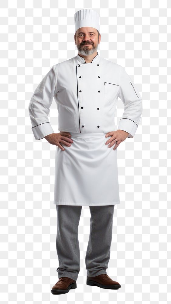 PNG Adult chef white background protection. AI generated Image by rawpixel.
