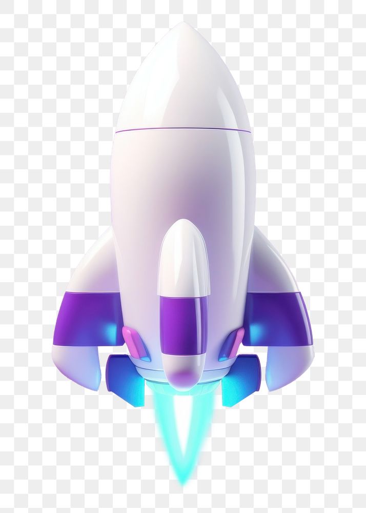 PNG Rocket aircraft vehicle purple. AI generated Image by rawpixel.