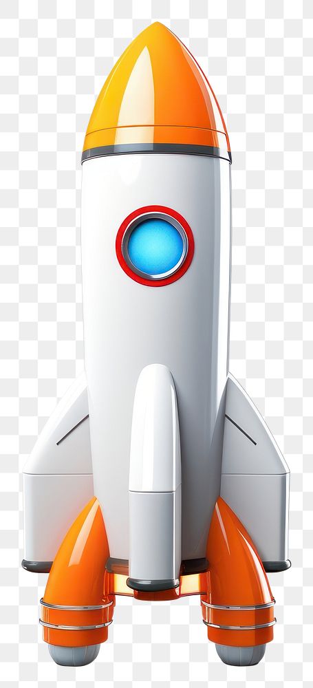 PNG Rocket aircraft vehicle white background. AI generated Image by rawpixel.