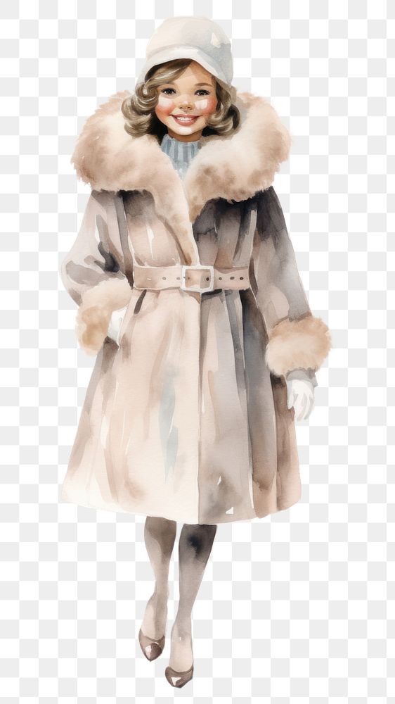 PNG Coat fur footwear overcoat. AI generated Image by rawpixel.