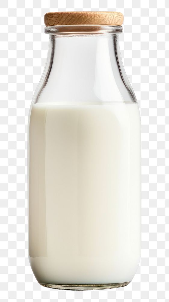 PNG Milk bottle glass dairy