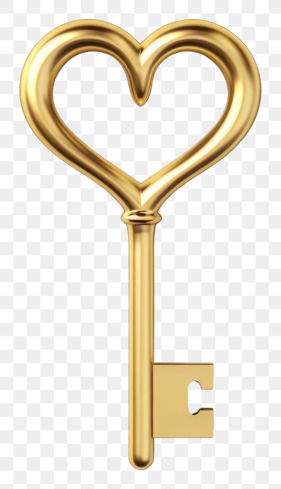 PNG Key jewelry shape heart