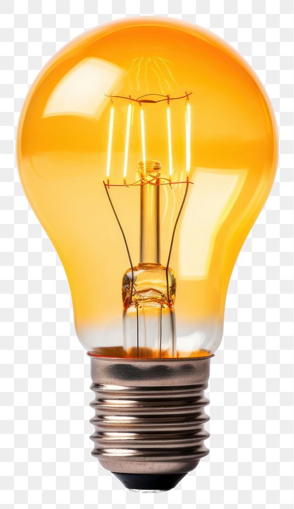 PNG Lightbulb transparent background electricity illuminated. AI generated Image by rawpixel.