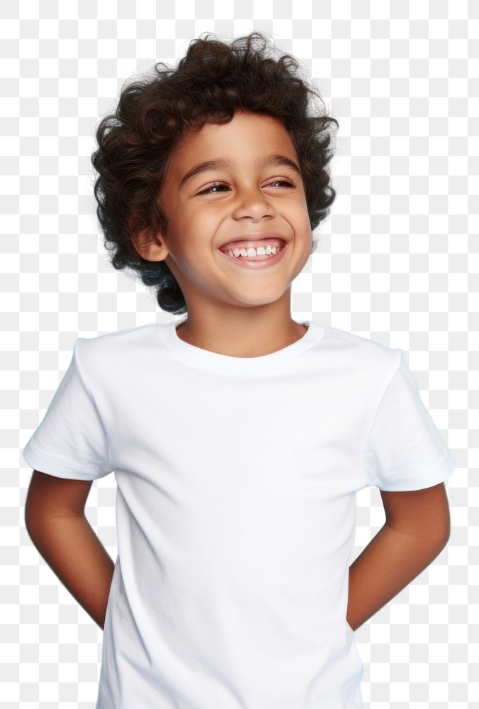 PNG Portrait laughing t-shirt smile. 