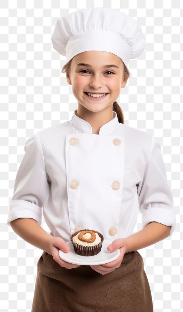 PNG Chef smiling adult white background. AI generated Image by rawpixel.