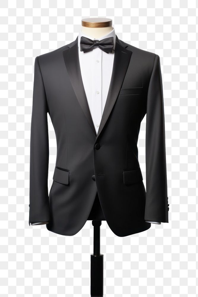 PNG Mannequin tuxedo suit white background. AI generated Image by rawpixel.