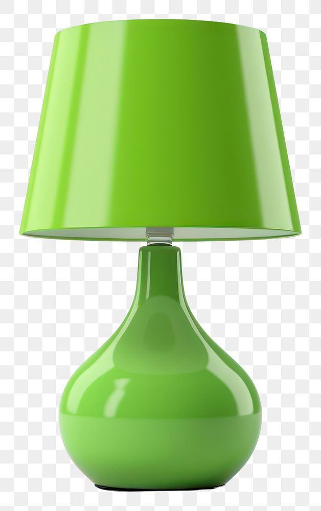 PNG  Lamp lampshade green white background. AI generated Image by rawpixel.