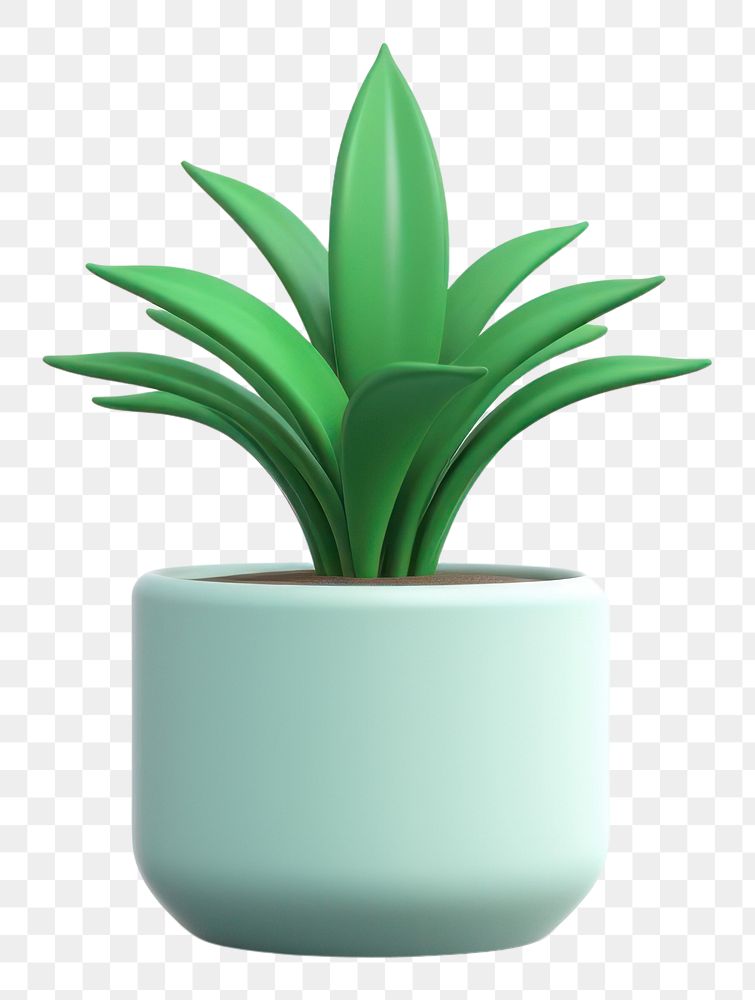 PNG  Plant vase leaf white background. AI generated Image by rawpixel.