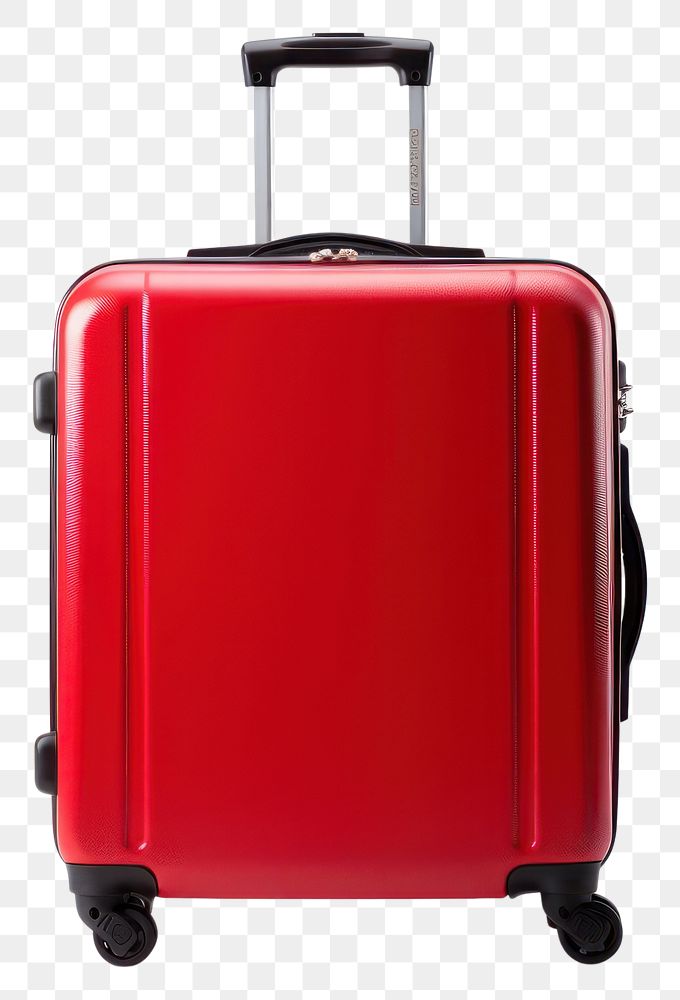 PNG Luggage suitcase white background technology. 