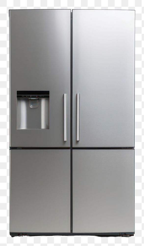 PNG Refrigerator appliance cupboard silver