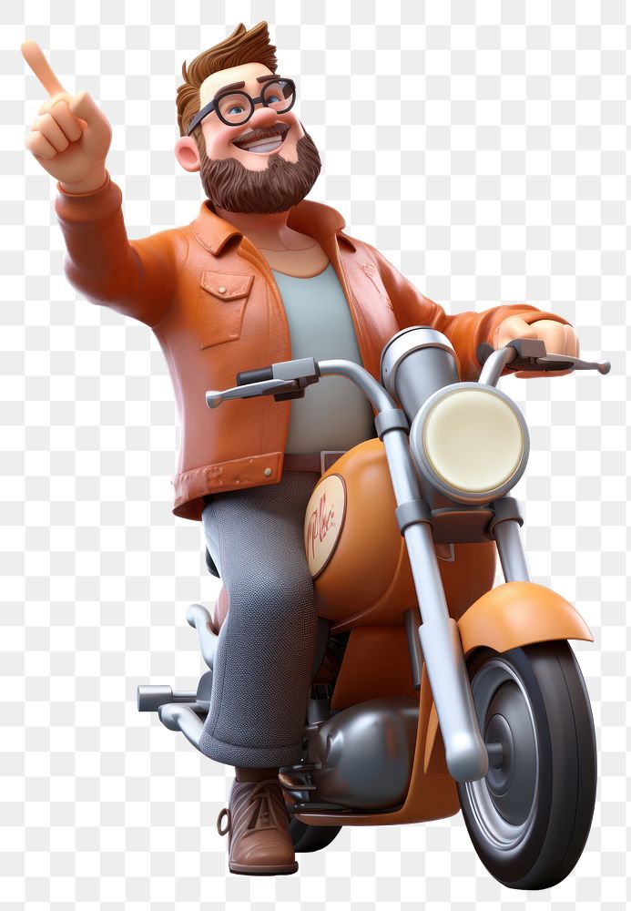 PNG Motorcycle vehicle cartoon adult. 