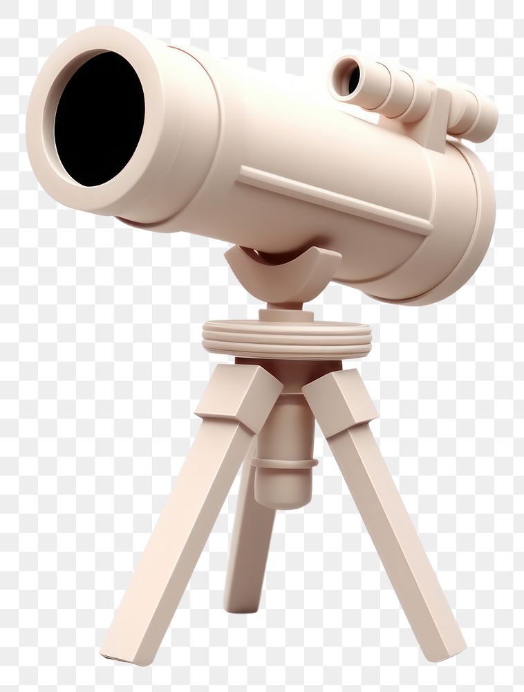PNG Telescope white background surveillance binoculars. AI generated Image by rawpixel.