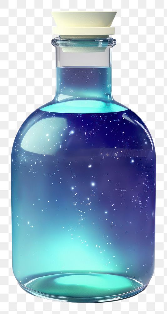 PNG Bottle perfume galaxy glass. AI generated Image by rawpixel.