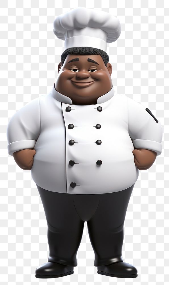 PNG Cartoon chef white background portrait. AI generated Image by rawpixel.