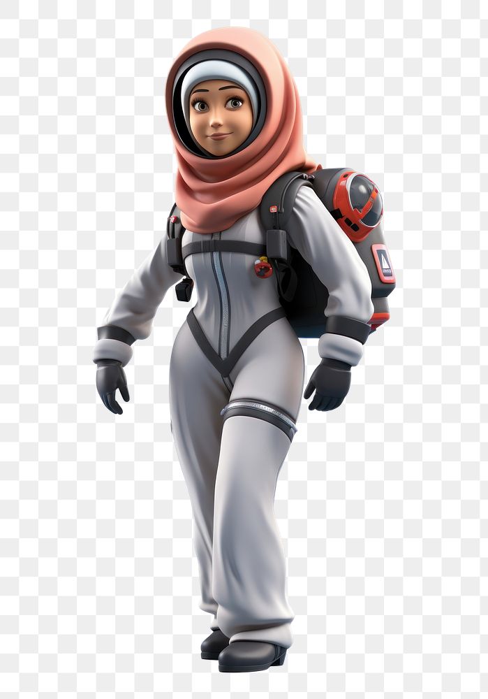 PNG Astronaut female adult white background. AI generated Image by rawpixel.