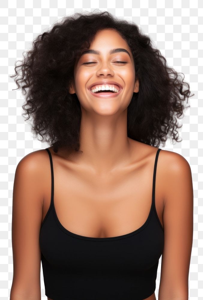 PNG Laughing portrait adult smile. AI generated Image by rawpixel.