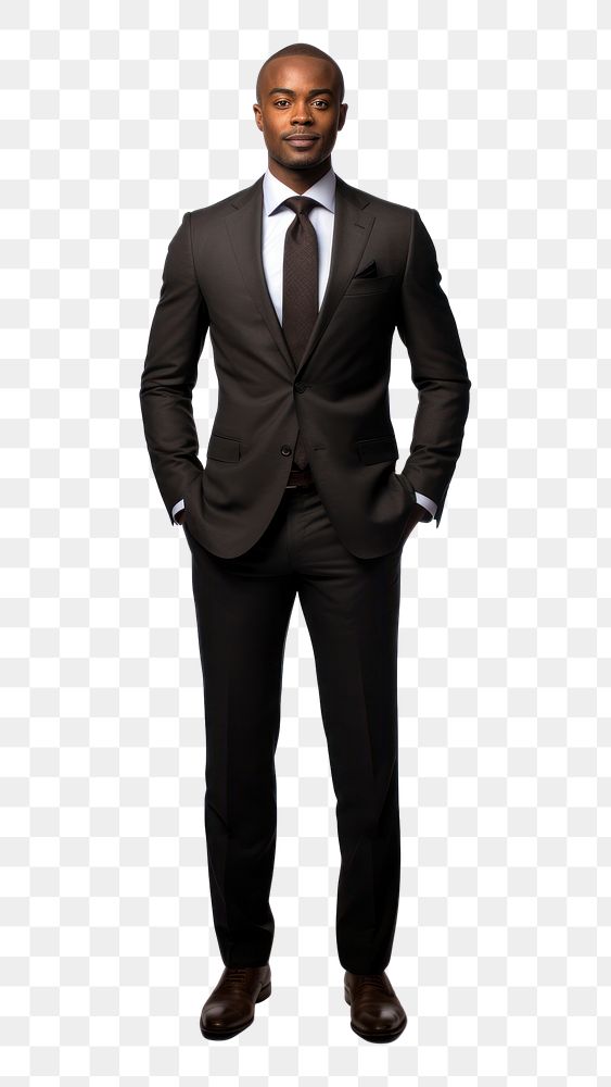 PNG Standing tuxedo adult black transparent background