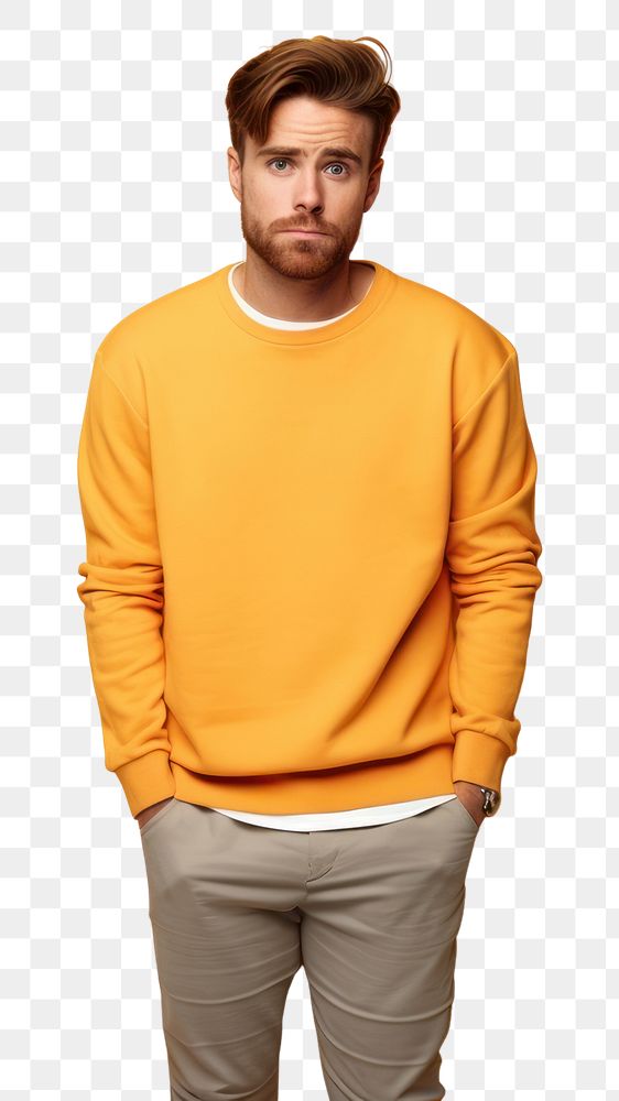 PNG Sweatshirt portrait sweater looking. AI generated Image by rawpixel.