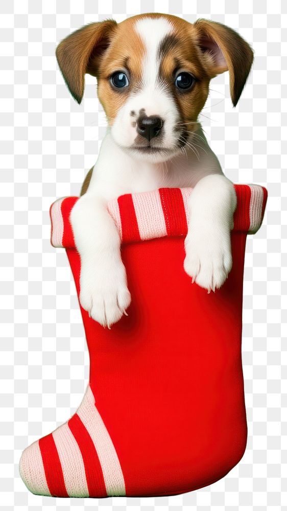 PNG Christmas puppy portrait mammal transparent background