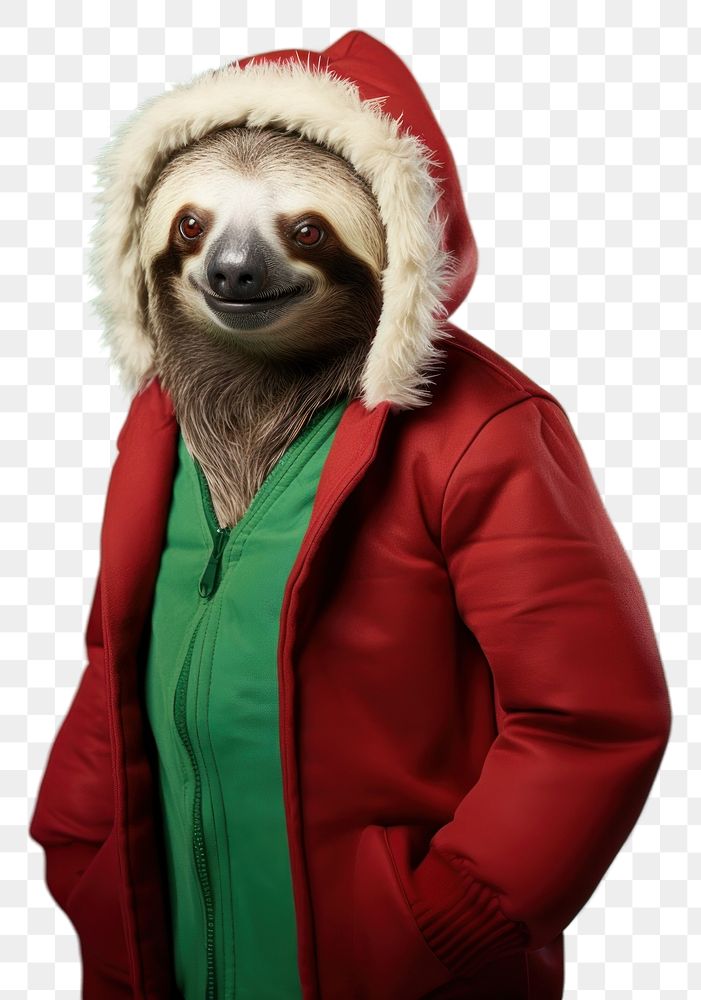 PNG Sloth portrait mammal animal transparent background