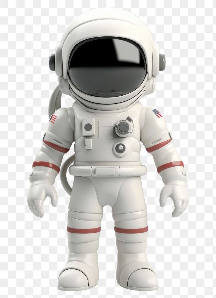 PNG Astronaut robot white toy. AI generated Image by rawpixel.