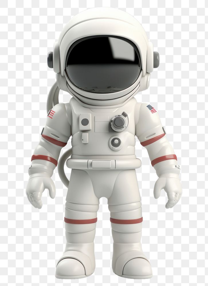 PNG Astronaut robot white toy. 