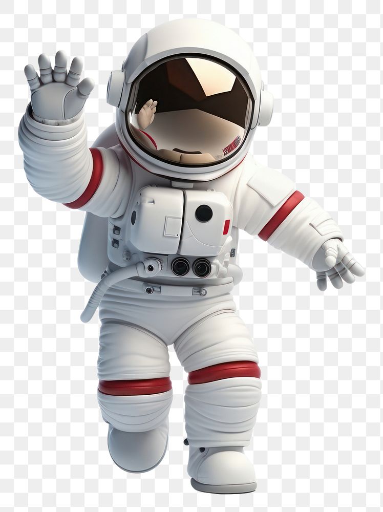 PNG Astronaut white white background protection. AI generated Image by rawpixel.