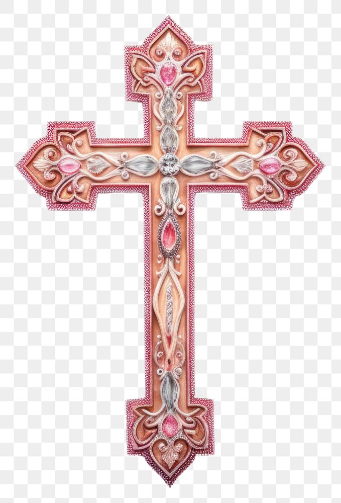 PNG Cross crucifix symbol art. AI generated Image by rawpixel.