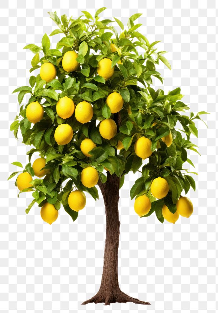 PNG Lemon plant fruit tree transparent background