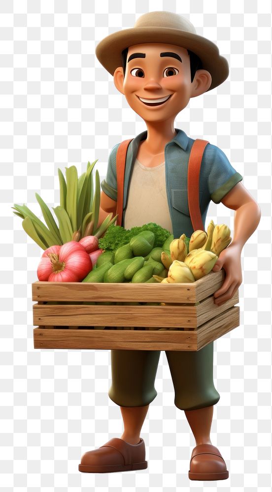 PNG Holding farmer plant food. AI generated Image by rawpixel.