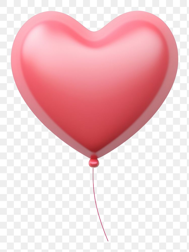 PNG Balloon heart transparent background celebration. 