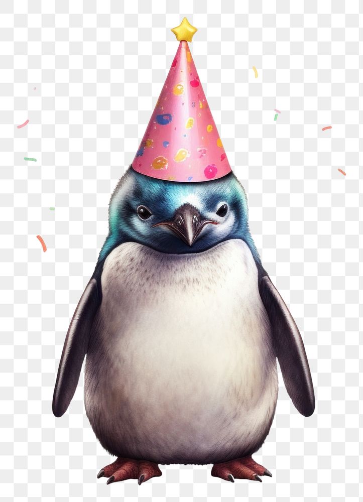 PNG Penguin animal bird celebration. AI generated Image by rawpixel.